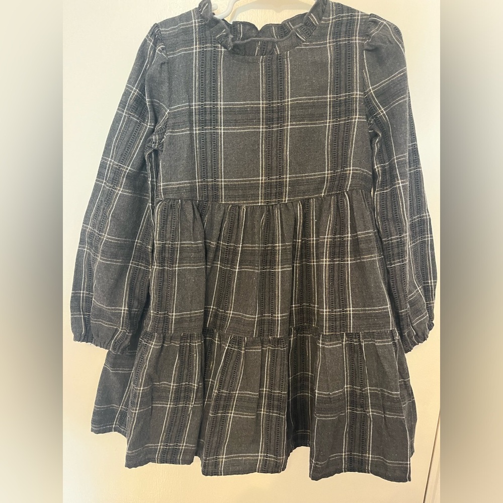 Cat and Jack long sleeve gray dress 5T